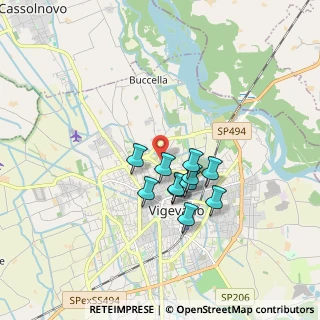 Mappa Via Maria Callas, 27029 Vigevano PV, Italia (1.30545)