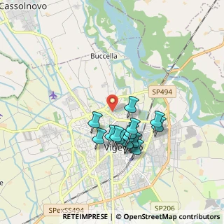 Mappa Via Maria Callas, 27029 Vigevano PV, Italia (1.514)
