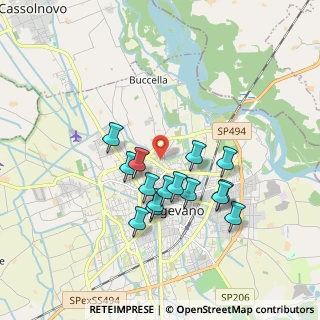 Mappa Via Maria Callas, 27029 Vigevano PV, Italia (1.58133)