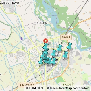 Mappa Via Maria Callas, 27029 Vigevano PV, Italia (1.67167)