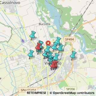 Mappa Via Maria Callas, 27029 Vigevano PV, Italia (1.352)