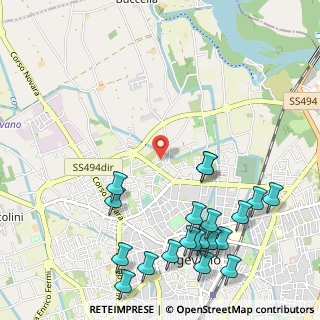 Mappa Via Maria Callas, 27029 Vigevano PV, Italia (1.3745)