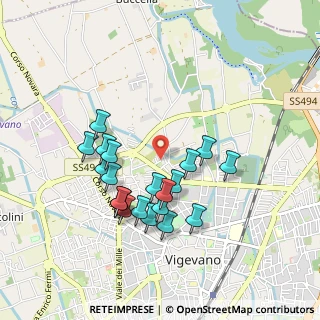 Mappa Via Maria Callas, 27029 Vigevano PV, Italia (0.852)