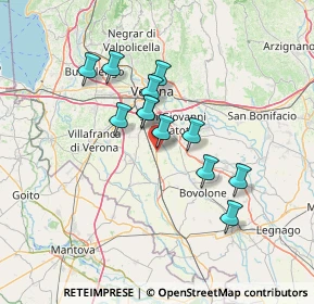 Mappa Via Isola della Scala, 37060 Buttapietra VR, Italia (11.06)