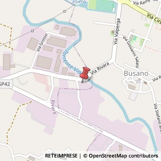 Mappa Via Rivara, 11, 10080 Busano, Torino (Piemonte)