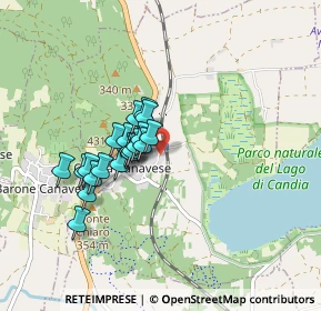 Mappa Via Stazione, 10010 Candia Canavese TO, Italia (0.6605)