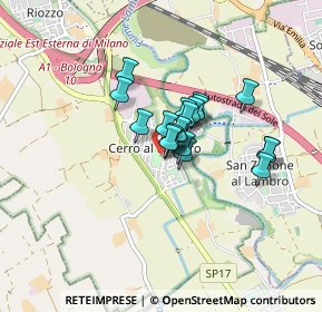 Mappa Viale Padre O. Marcolini, 20070 Cerro al Lambro MI, Italia (0.5005)