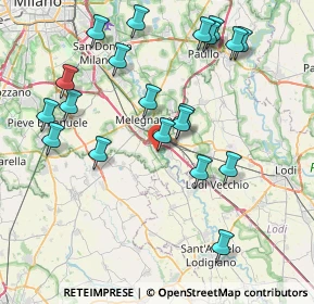 Mappa Viale Padre O. Marcolini, 20070 Cerro al Lambro MI, Italia (8.5325)