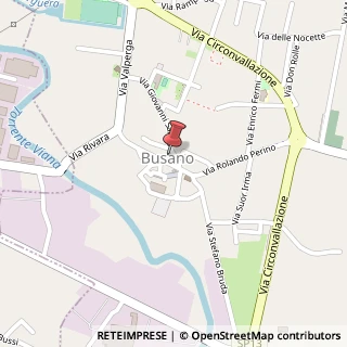 Mappa Via Giuseppe Igonetti, 25, 10080 Busano, Torino (Piemonte)