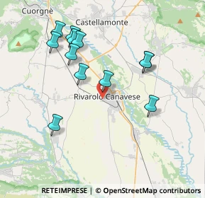 Mappa Via Filippo Turati, 10086 Rivarolo Canavese TO, Italia (3.79917)