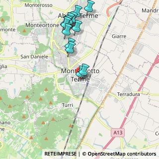Mappa Viale Stazione, 35036 Montegrotto Terme PD, Italia (2.21643)
