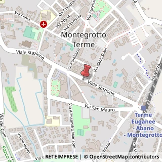 Mappa Viale Stazione, 84, 35036 Montegrotto Terme, Padova (Veneto)