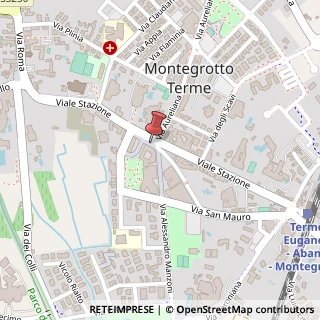 Mappa Viale Stazione, 48, 35036 Montegrotto Terme, Padova (Veneto)