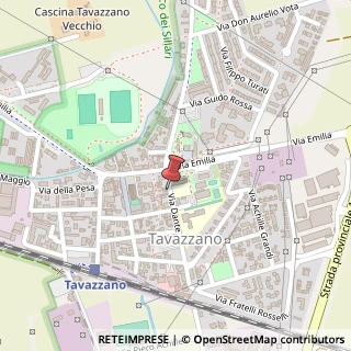 Mappa Via Dante, 8, 26838 Tavazzano con Villavesco, Lodi (Lombardia)