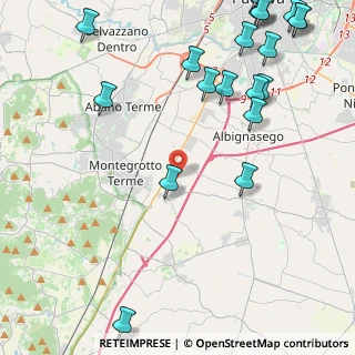 Mappa Via Vo' di Placca, 35020 Località Produttiva PD, Italia (6.2465)