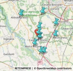 Mappa Via Prato Vecchio, 20080 Bubbiano MI, Italia (5.80455)