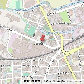 Mappa Via Francesco Donato,  13, 13100 Vercelli, Vercelli (Piemonte)