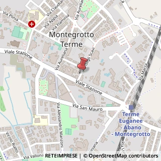 Mappa Via Scavi, 11, 35036 Montegrotto Terme, Padova (Veneto)
