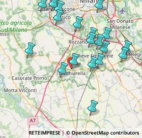 Mappa SP105, 20084 Lacchiarella MI, Italia (8.8755)