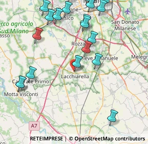 Mappa SP105, 20084 Lacchiarella MI, Italia (10.277)