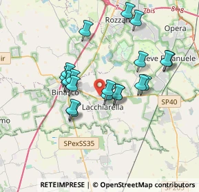 Mappa SP105, 20084 Lacchiarella MI, Italia (3.1375)