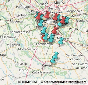 Mappa SP105, 20084 Lacchiarella MI, Italia (12.498)