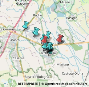 Mappa SP105, 20084 Lacchiarella MI, Italia (0.8815)