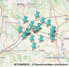 Mappa Corso XXI Aprile, 13040 Crova VC, Italia (10.3365)