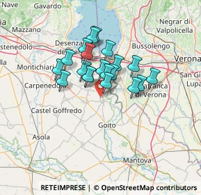Mappa Via XXIV Giugno, 46049 Volta Mantovana MN, Italia (9.721)
