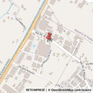 Mappa Via Vo' di Placca, 57, 35020 Carrara San Giorgio, Padova (Veneto)