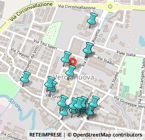 Mappa Via Gerolamo Rovetta, 25028 Verolanuova BS, Italia (0.263)