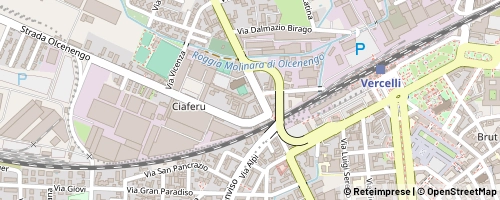 Mappa Vercelli