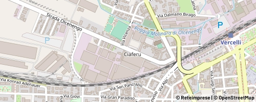 Mappa Vercelli