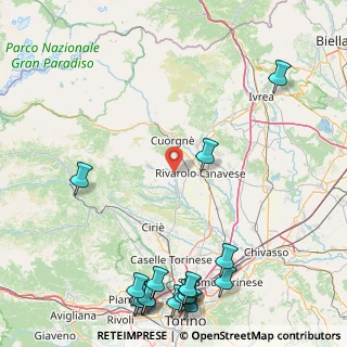 Mappa Via Galileo Galilei, 10080 Busano TO, Italia (25.72647)
