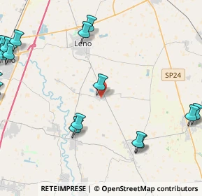 Mappa Via Alessandro Manzoni, 25024 Leno BS, Italia (6.632)