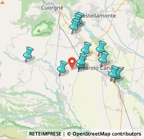 Mappa Via Busano, 10083 Rivarolo Canavese TO, Italia (3.165)