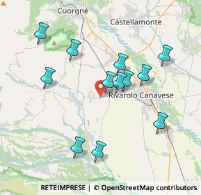Mappa Via Busano, 10083 Rivarolo Canavese TO, Italia (3.65333)