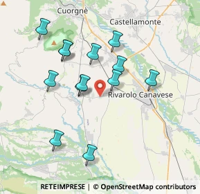 Mappa Via Busano, 10083 Rivarolo Canavese TO, Italia (3.51538)