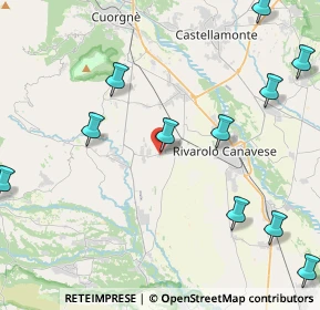 Mappa Via Busano, 10083 Rivarolo Canavese TO, Italia (5.75667)