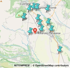 Mappa Via Busano, 10083 Rivarolo Canavese TO, Italia (3.77)