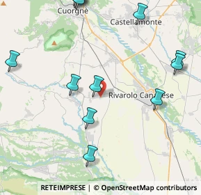 Mappa Via Busano, 10083 Rivarolo Canavese TO, Italia (5.51643)