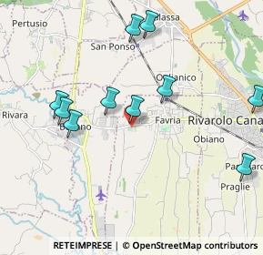 Mappa Via Busano, 10083 Rivarolo Canavese TO, Italia (2.52923)