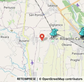 Mappa Via Busano, 10083 Rivarolo Canavese TO, Italia (3.27273)