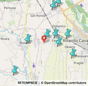 Mappa Via Busano, 10083 Rivarolo Canavese TO, Italia (2.68333)