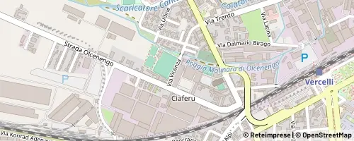 Mappa Vercelli