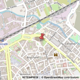 Mappa Piazza Alessandro d'Angennes, 5, 13100 Vercelli, Vercelli (Piemonte)