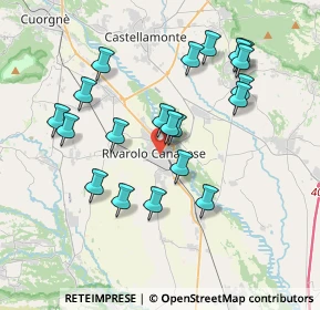 Mappa Via della Lumaca, 10086 Rivarolo Canavese TO, Italia (3.653)