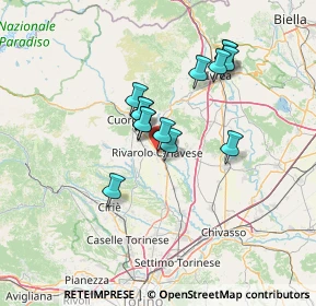 Mappa Via della Lumaca, 10086 Rivarolo Canavese TO, Italia (10.735)