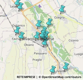 Mappa Via della Lumaca, 10086 Rivarolo Canavese TO, Italia (1.66563)