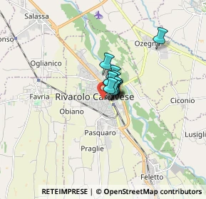 Mappa Via della Lumaca, 10086 Rivarolo Canavese TO, Italia (0.55083)